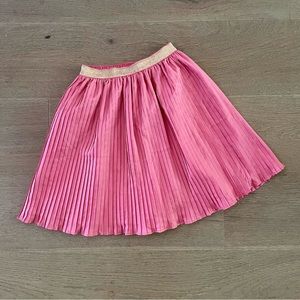 Girls size 10 Tea Collection pleated pink skirt
